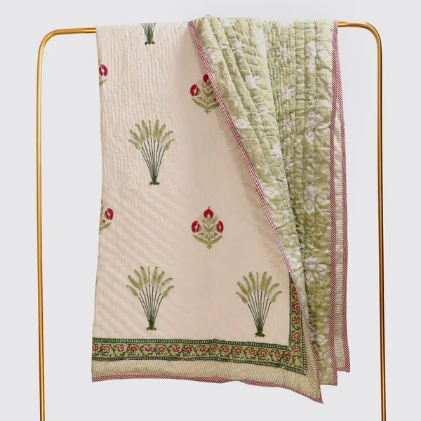 Off_White_100%_Cotton_Hand_Block_Bedding_Sets_For_Everyday_Use