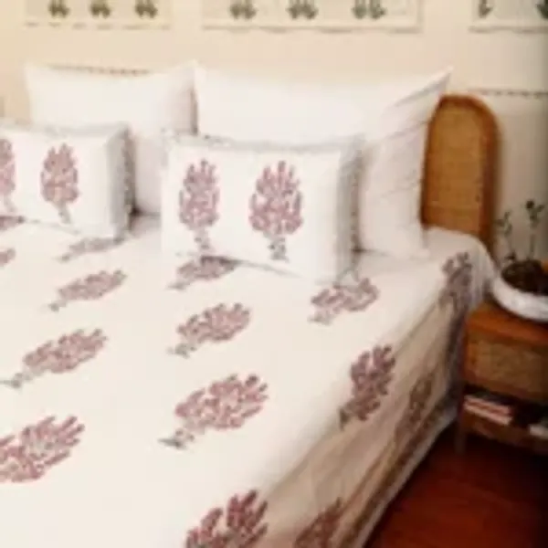 Off_White_100%_Cotton_Hand_Block_Bedding_Sets_For_Everyday_Use
