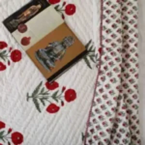 Off_White_100%_Cotton_Hand_Block_Bedding_Sets_For_Everyday_Use