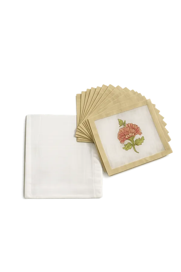 Off_White_Organdie_Coaster_Set_For_Everyday_Use