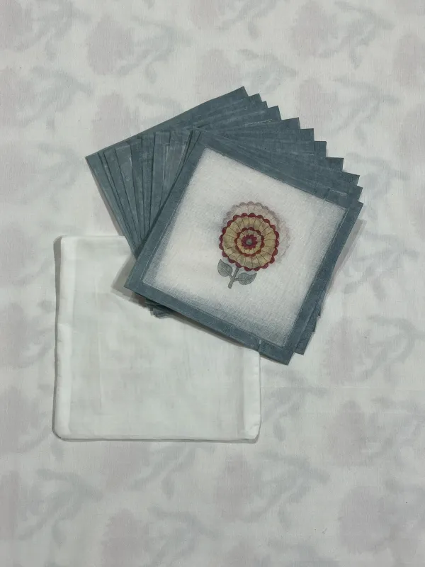 Off_White_Organdie_Coaster_Set_For_Everyday_Use