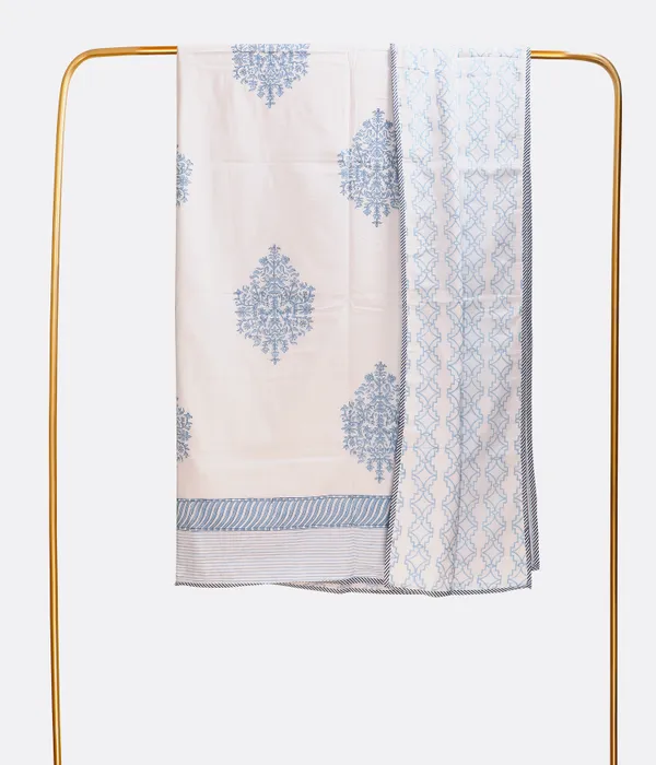 Off_White_100%_Cotton_Flannel_Dohar_Single_Set_Of_6_For_Everyday_Use