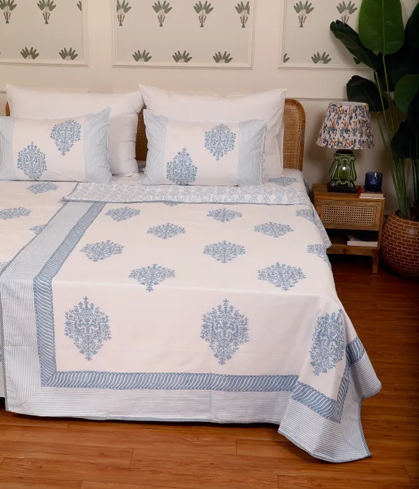 Off_White_100%_Cotton_Flannel_Dohar_Single_Set_Of_6_For_Everyday_Use