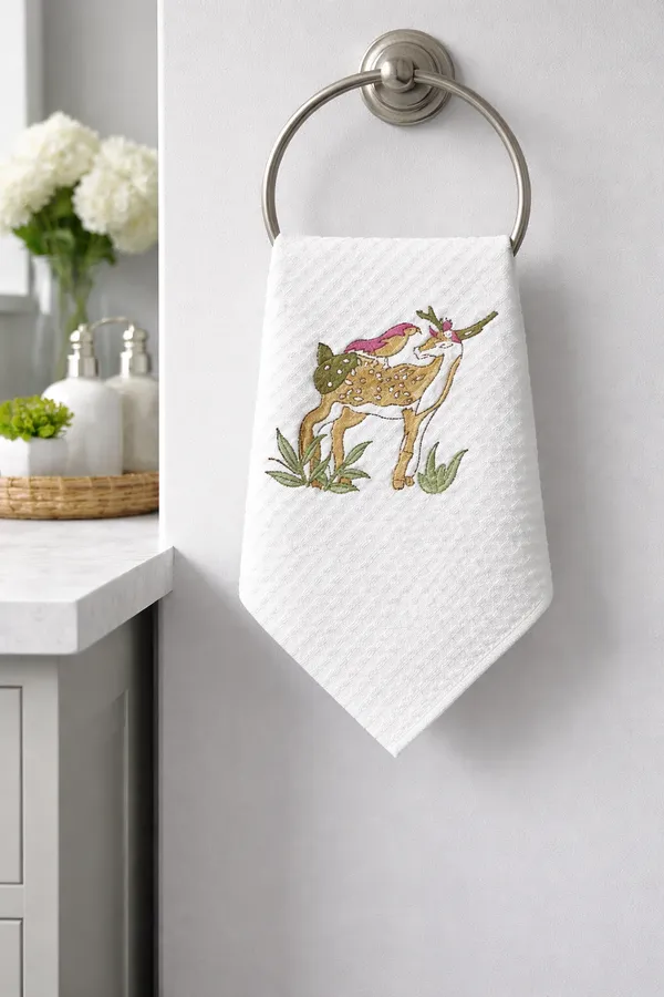 Off_White_Cotton_Waffle_Face_Towel_For_Everyday_Use