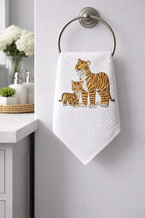 Off_White_Cotton_Waffle_Face_Towel_For_Everyday_Use