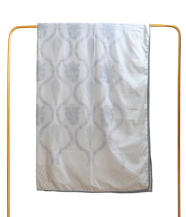 Off_White_100%_Pure_Mulmul_Cotton_Hand_Block_Mulmul_Dohar_Single_Pair_For_Everyday_Use