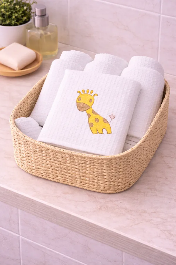 Off_White_Cotton_Waffle_Face_Towel_For_Everyday_Use