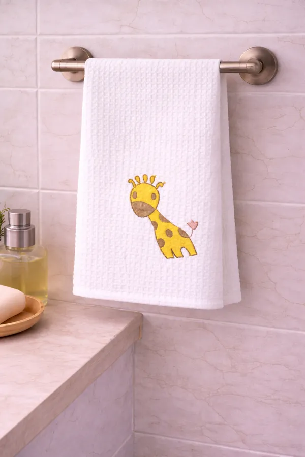 Off_White_Cotton_Waffle_Face_Towel_For_Everyday_Use