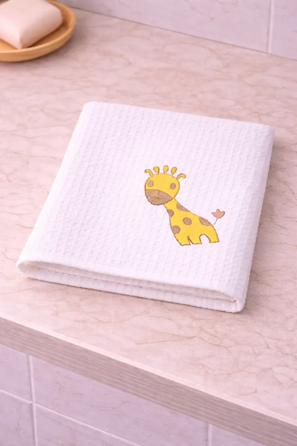 Off_White_Cotton_Waffle_Face_Towel_For_Everyday_Use