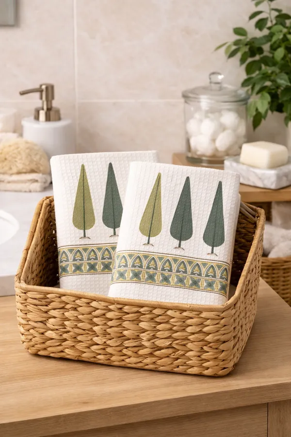 Off_White_Cotton_Waffle_Towel_Set_For_Everyday_Use