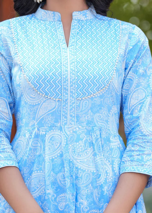 Skyblue_Cotton_Anarkali_Kurta_For_Women
