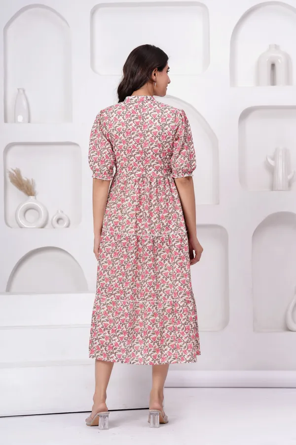 Pink_Printed_Cotton_Dress__For_Women