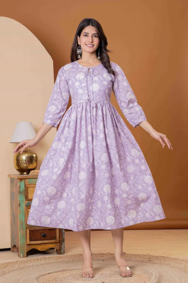 Purple_Cotton_Dress_For_Women