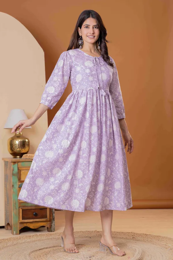 Purple_Cotton_Dress_For_Women