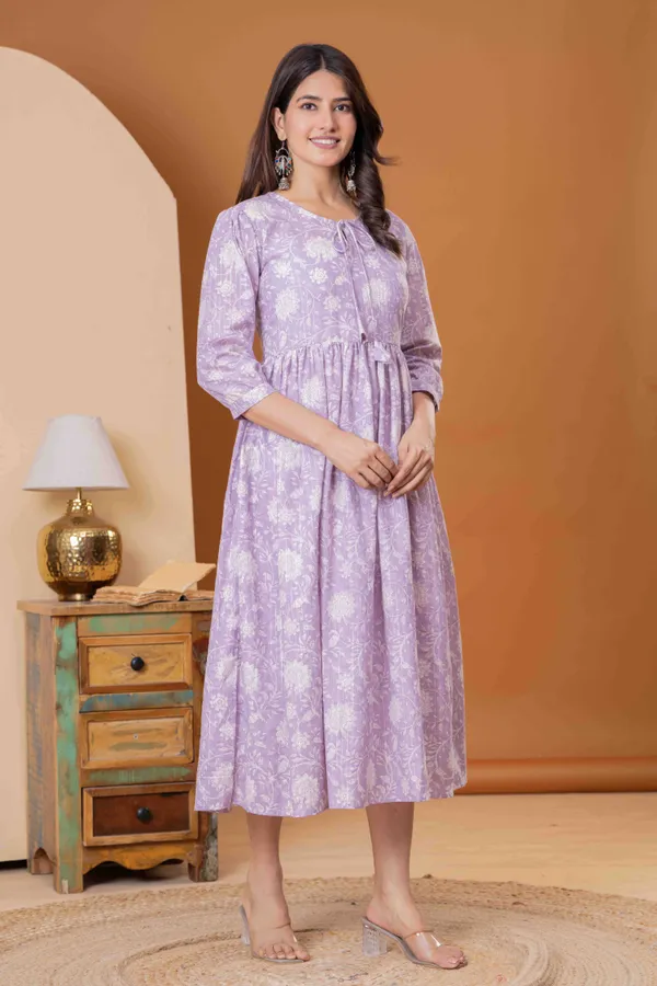 Purple_Cotton_Dress_For_Women