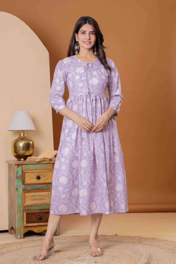Purple_Cotton_Dress_For_Women