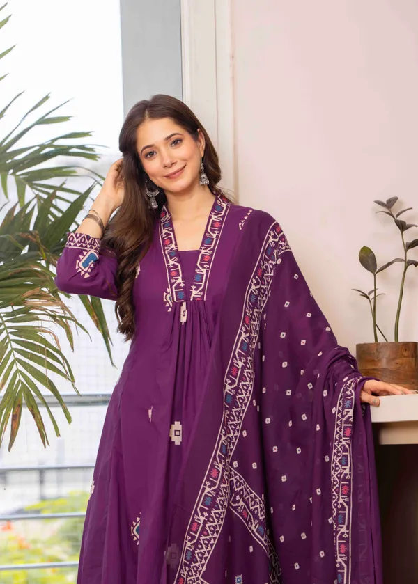 Purple_Cotton_Anarkali_Kurta_For_Women