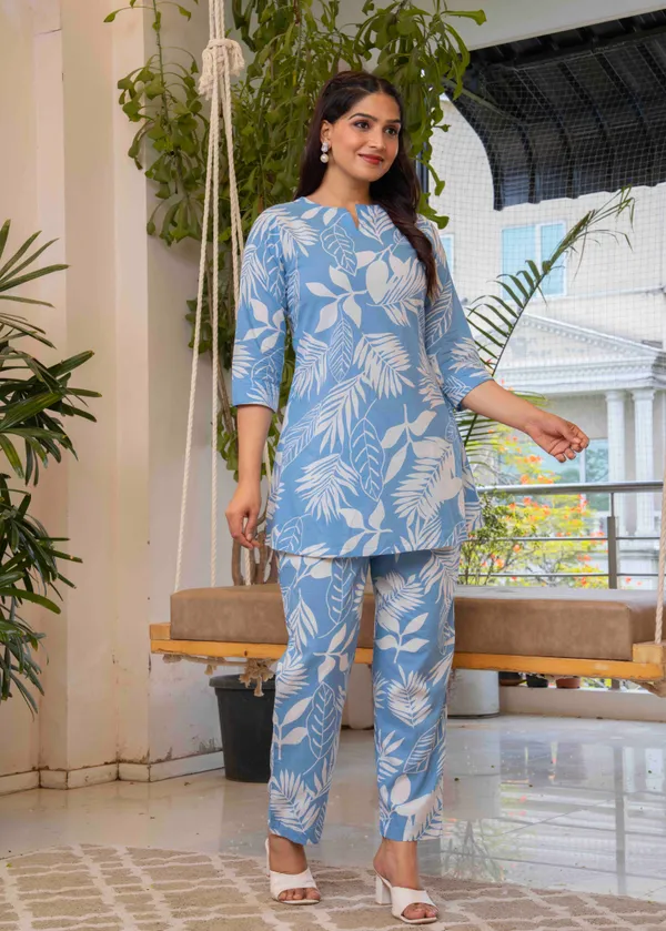 Sky_Blue_Cotton_Sequance_Work_Top_For_Women