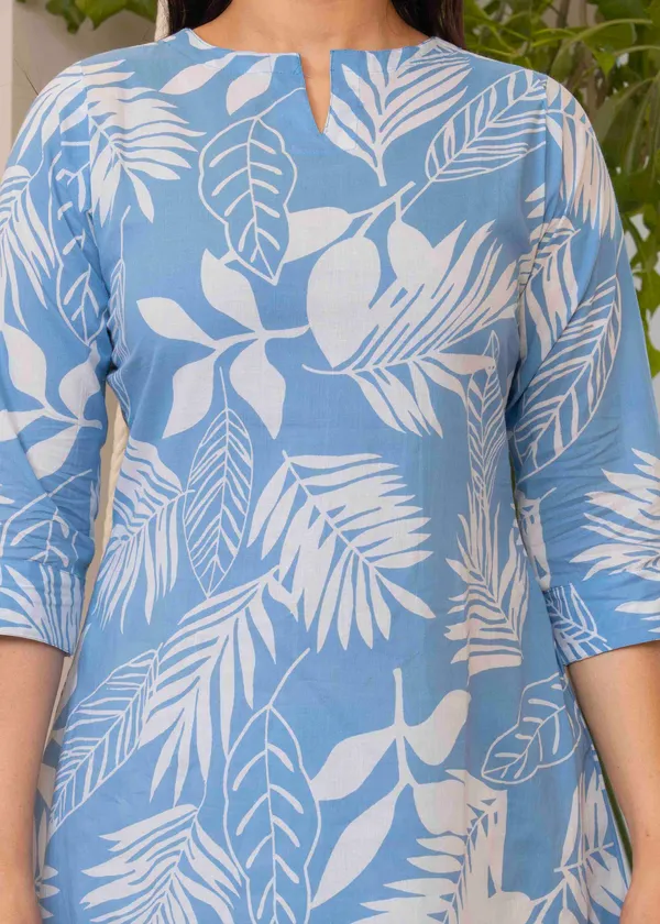 Sky_Blue_Cotton_Sequance_Work_Top_For_Women