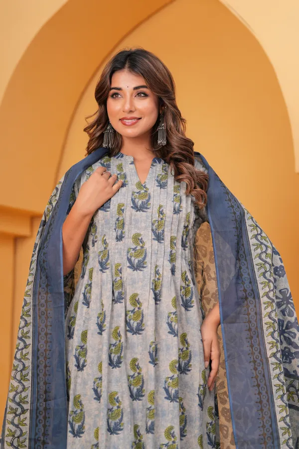 Grey_Cotton_Kurta_Set_For_Women