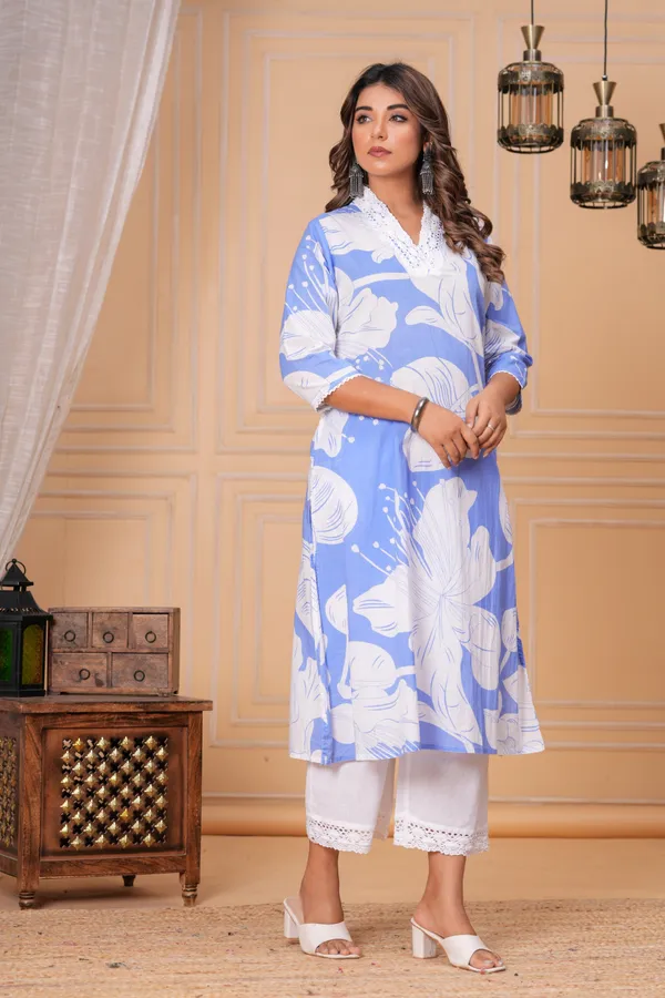 Sky_Blue_Cotton_Kurta_Set_For_Women