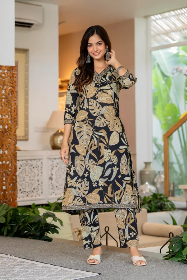 Black_Cotton__Kurta_For_Women