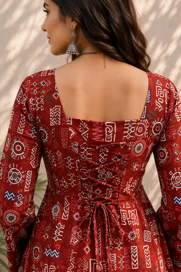 Jaimini_Women_Printed_Straight_Kurta_(Red)