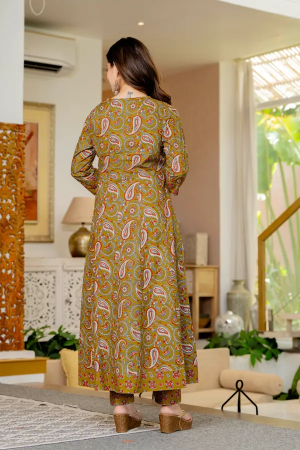 Mustard_Yellow_Cotton_Anarkali_For_Women