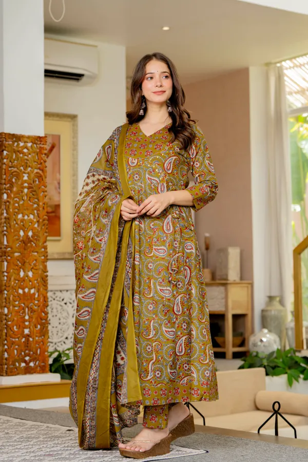 Mustard_Yellow_Cotton_Anarkali_For_Women