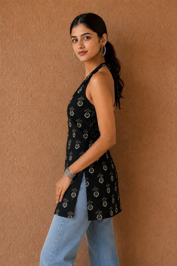 Jaimini_Women_Printed_Straight_Kurta_(Black)