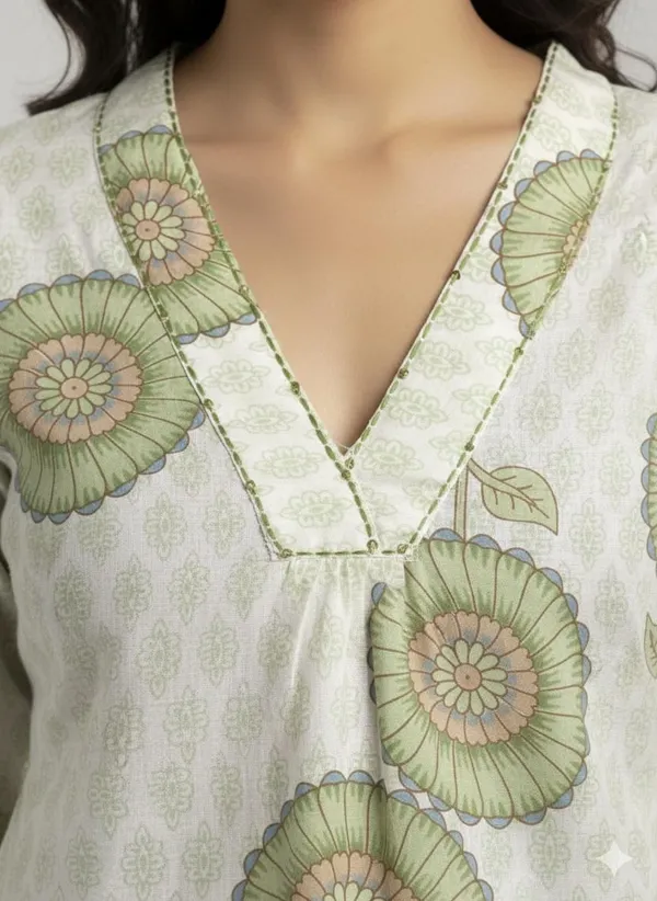 Jaimini_Women_Floral_Print,_Printed_Straight_Kurta_(White)