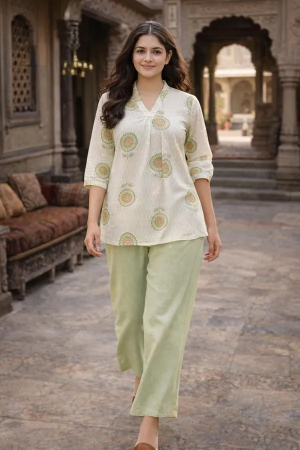 Jaimini_Women_Floral_Print,_Printed_Straight_Kurta_(White)