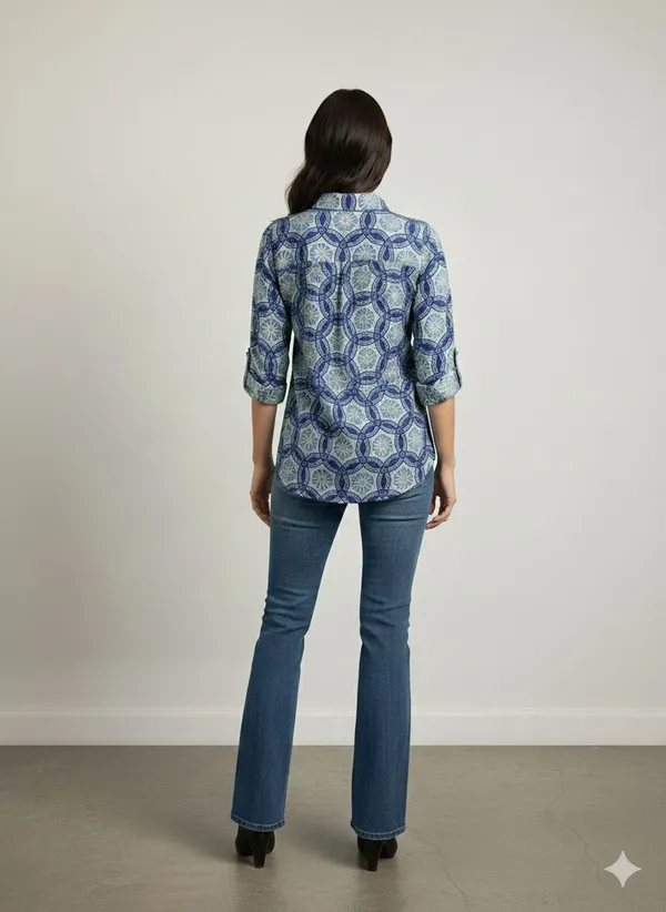 JAIMINI_Women_Printed_Casual_Multicolor_Shirt