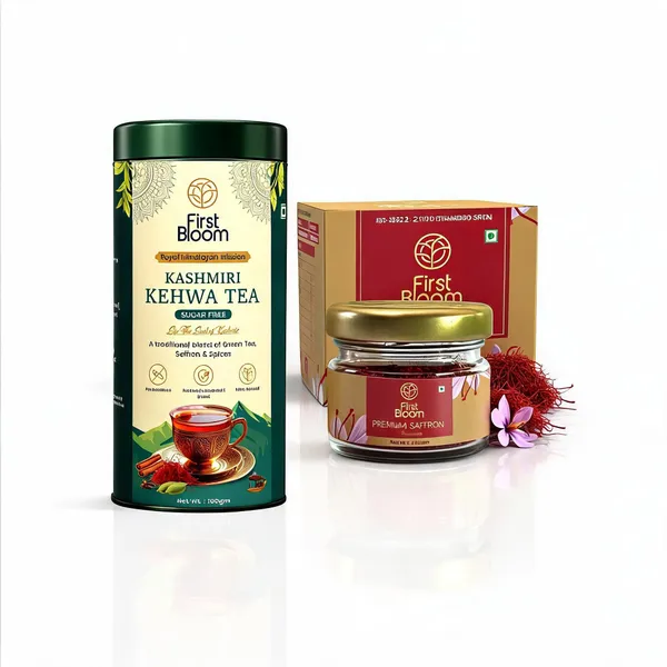 Firsbloom_Kashmiri_Kehwa_Tea_Sugar_Free_And_Saffron_Mogra_Grade_Pack_Of_2