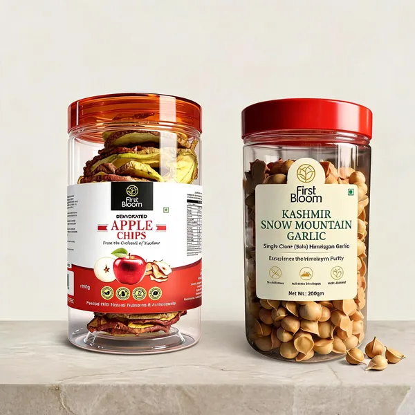 Firsbloom_Dehydrated_Apple_Chips_And_Snow_Mountain_Single_Clove_Garlic_Pack_Of_2