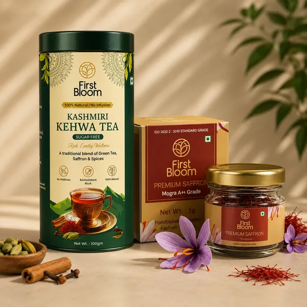 Firsbloom_Kashmiri_Kehwa_Tea_Sugar_Free_And_Saffron_Mogra_Grade_Pack_Of_2