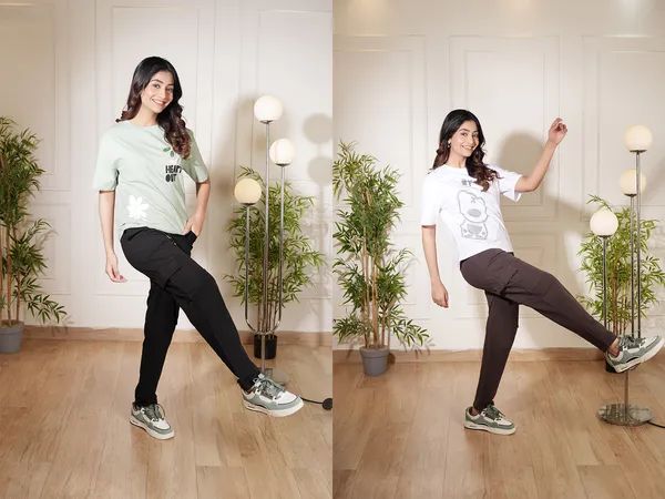 Brown_And_Mint_Green_Casual_Comfort_Cotton-Lycra_Streetwear_Co-Ord_Set_For_Women_(Pack_of_2)