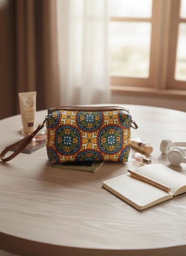 Multicolor_Artisan_Print_Luxe_Cosmetic_Pouch_With_Wrist_Strap
