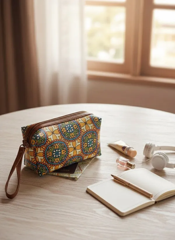 Multicolor_Artisan_Print_Luxe_Cosmetic_Pouch_With_Wrist_Strap