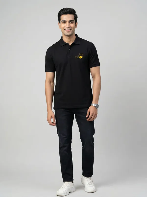 Talon_Pickleball_Black_Polo_T-Shirt_With