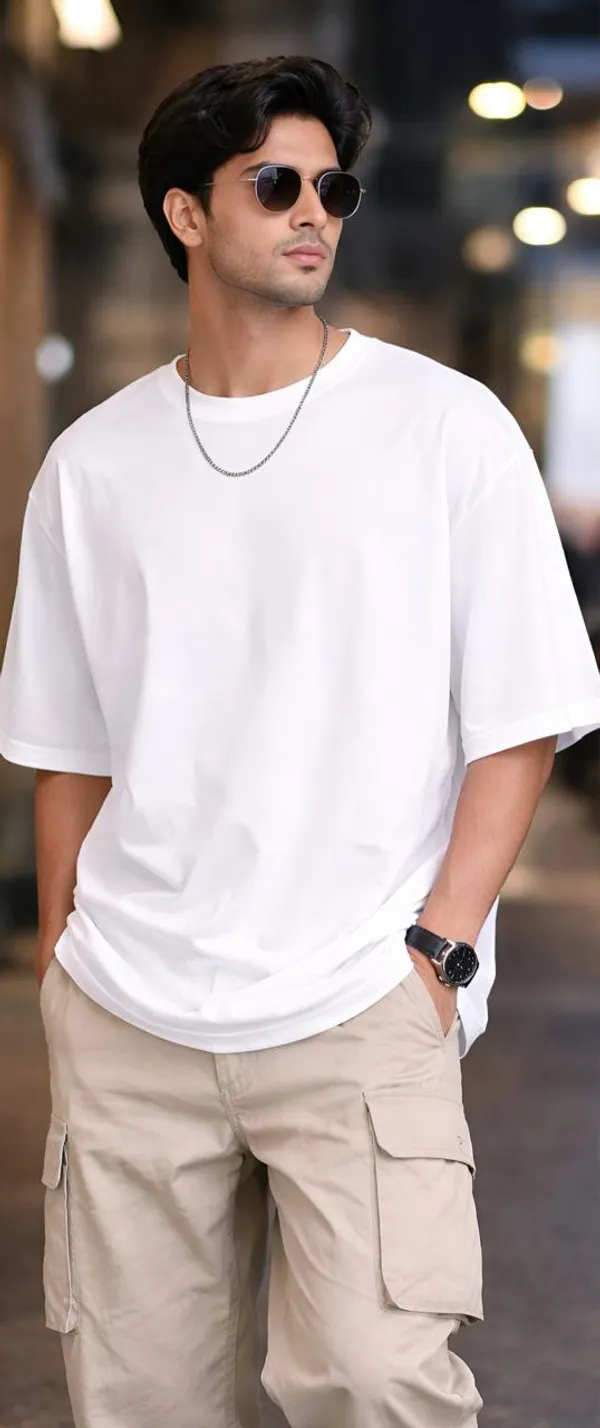 Men'S_Oversized_White_Cotton_T-Shirt_-_Relaxed_Fit_Casual_Tee