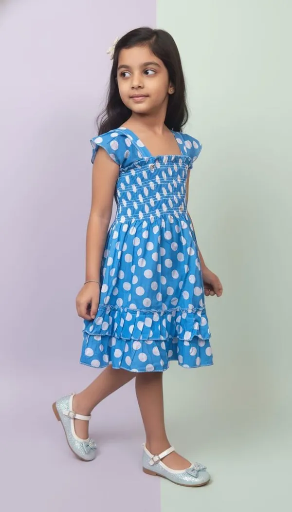 Girls_Blue_Polka_Dot_Smocked_Dress_With_Tiered_Ruffle_Hem