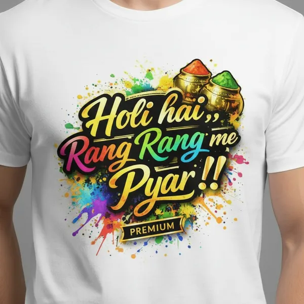 Holi_Hai_Rang_Rang_Me_Pyar_Premium_White_T-Shirt