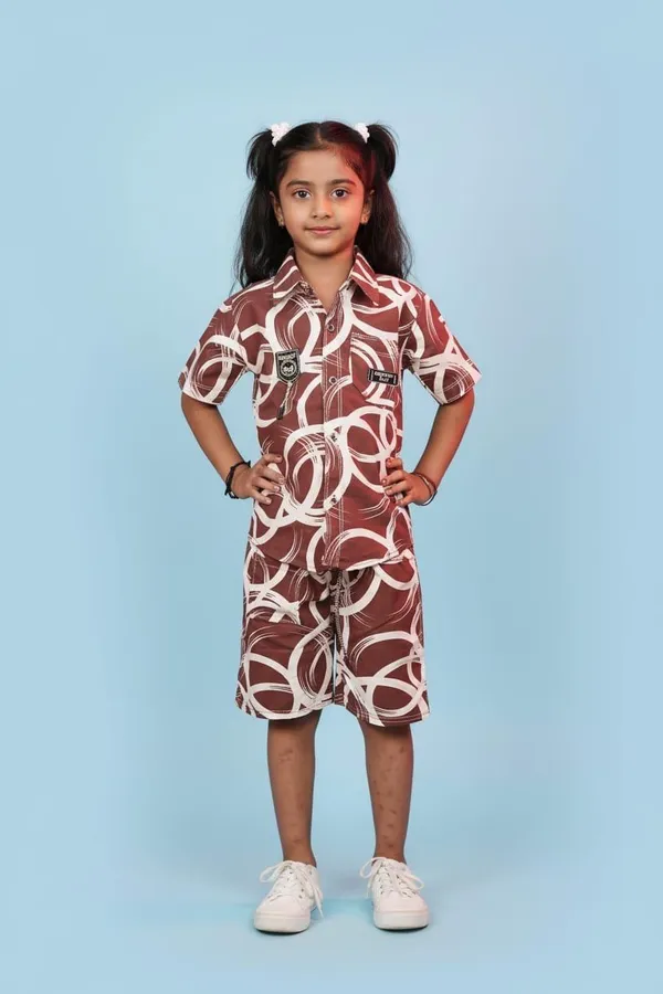 Brown_Geometric_Print_Co-Ord_Set_For_Kids