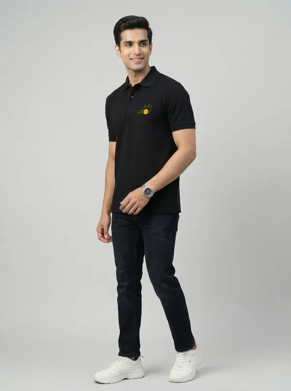 Talon_Pickleball_Black_Polo_T-Shirt_With