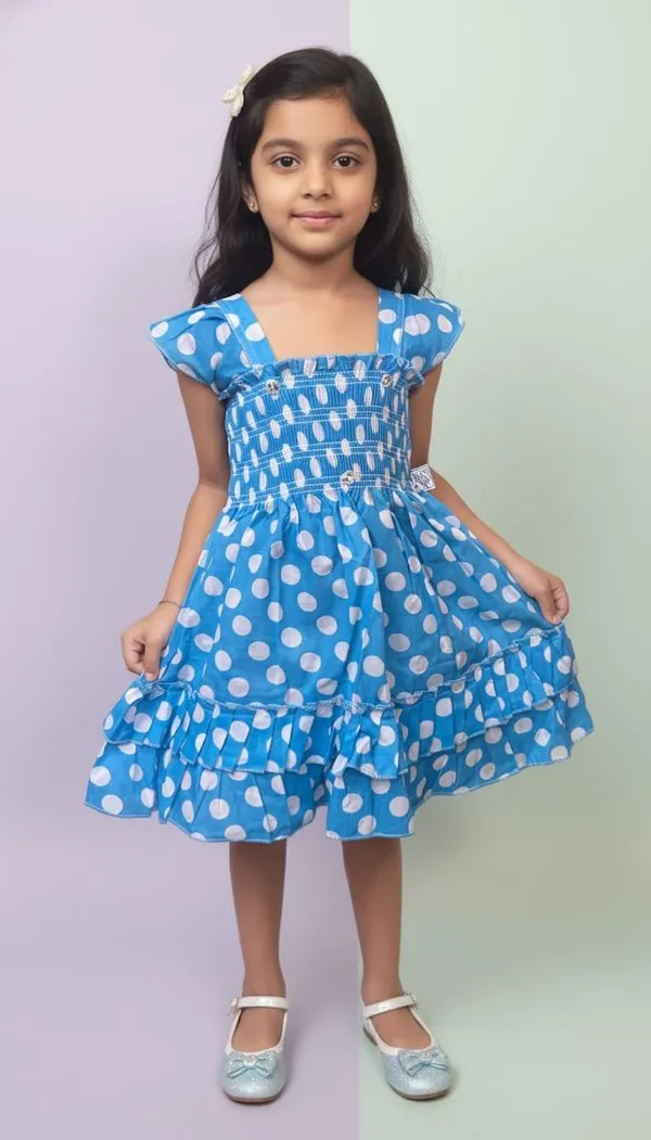 Girls_Blue_Polka_Dot_Smocked_Dress_With_Tiered_Ruffle_Hem