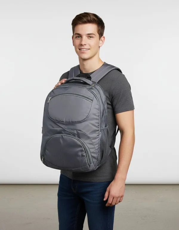 Grey_Polyester_School_Bag_For_Unisex