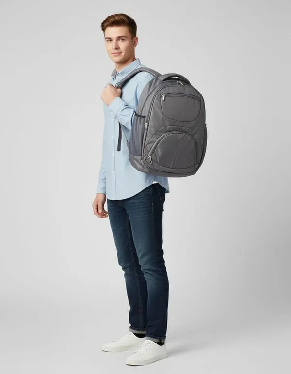 Grey_Polyester_School_Bag_For_Unisex