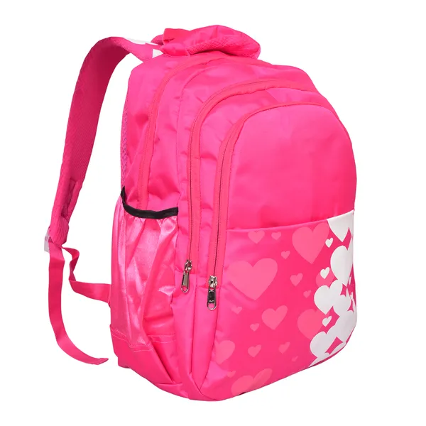 Pink_Polyester_School_Bag_For_Unisex