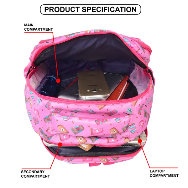 Pink_Polyester_School_Bag_For_Unisex